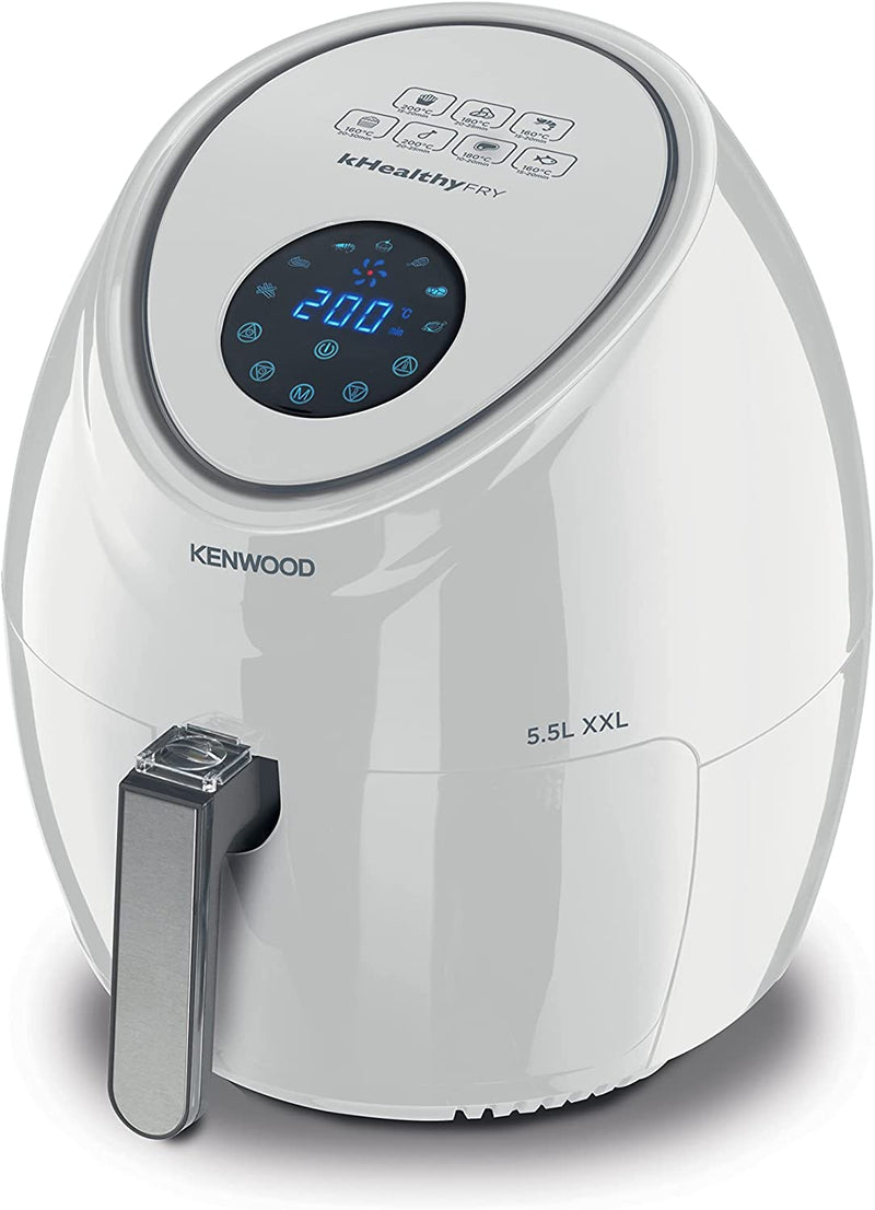 Kenwood Airfryer 5.5L Large 5.5 Litre 2.4kg Capacity White HFP50.000WH