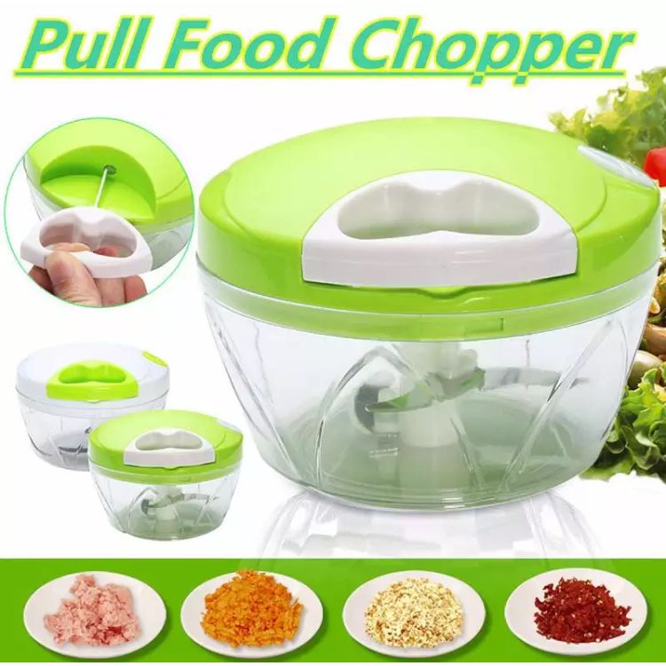 2-in-1 Pull Chopper, 1000ml PET Container, SS Blade, RF11036, Manual  Handheld Food Chopper/ Cutter