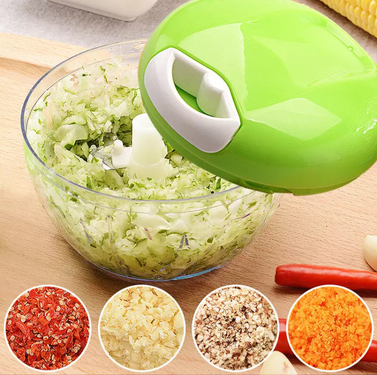 2-in-1 Pull Chopper, 1000ml PET Container, SS Blade, RF11036, Manual  Handheld Food Chopper/ Cutter