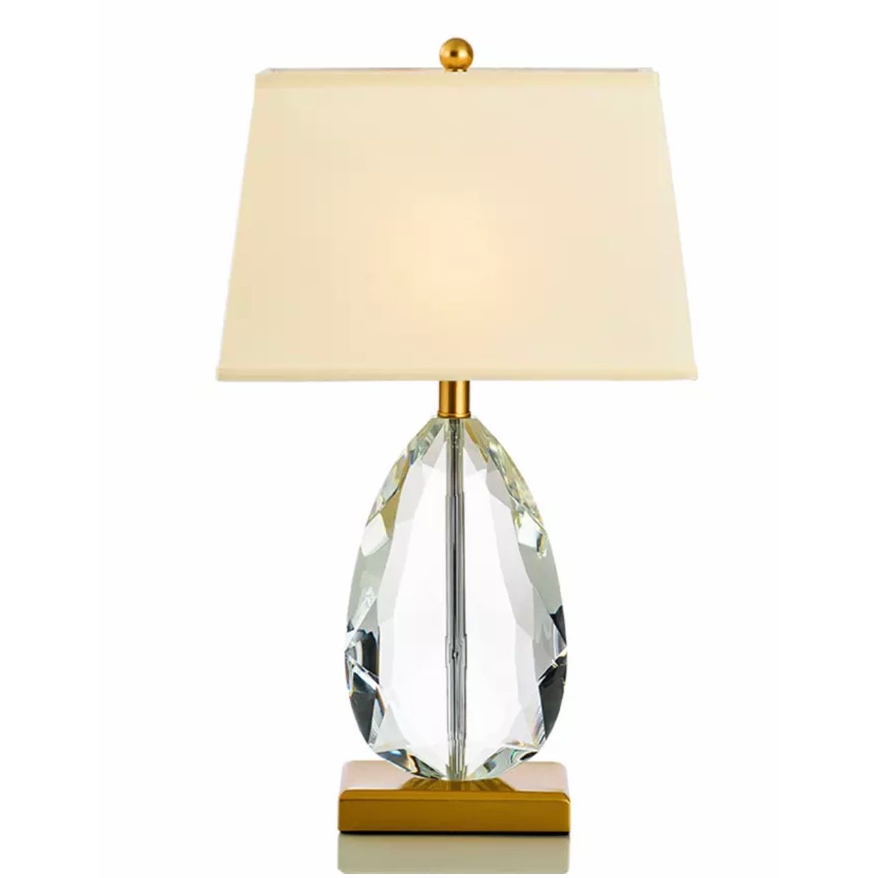 Crystal k9 prisma night table lamp