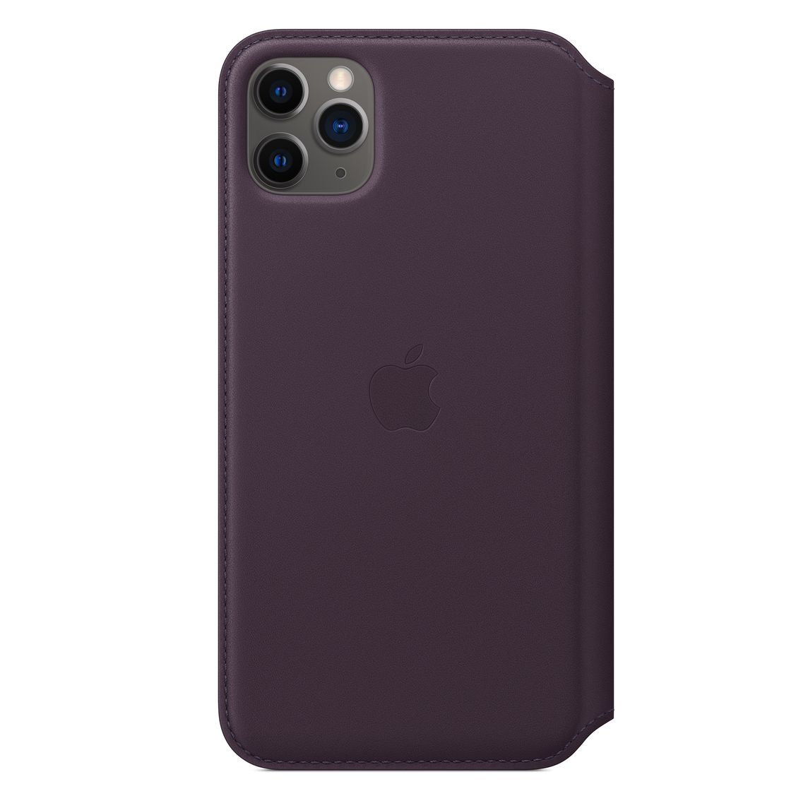 Photo 1 of iPhone 11 Pro Max Leather Folio - Aubergine