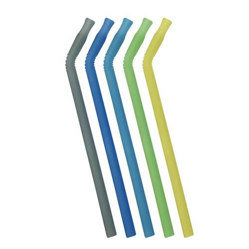 Oh Fun Brand Metal Rainbow Color Reusable Straws For Yeti & Mini