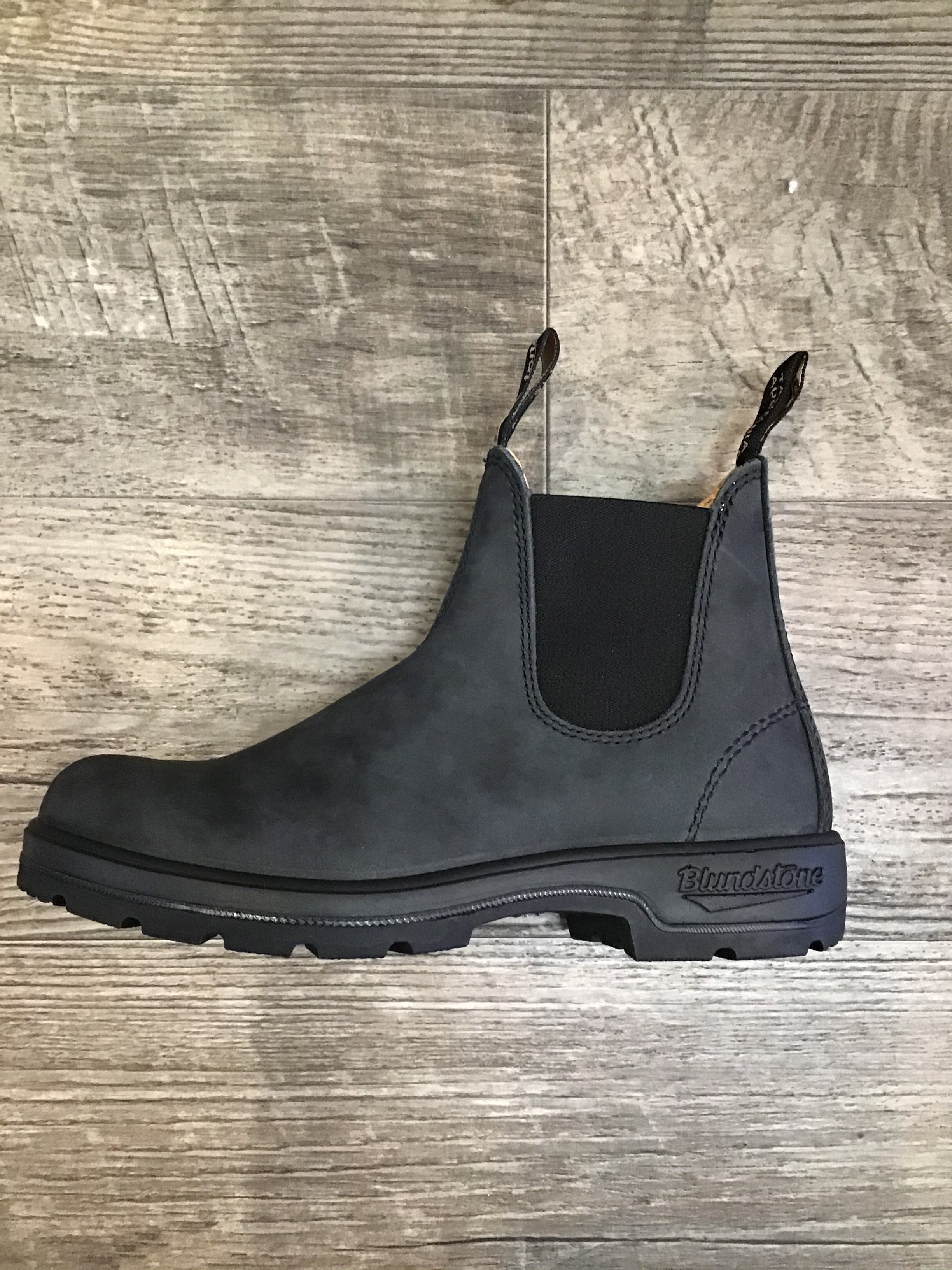 rustic black boots