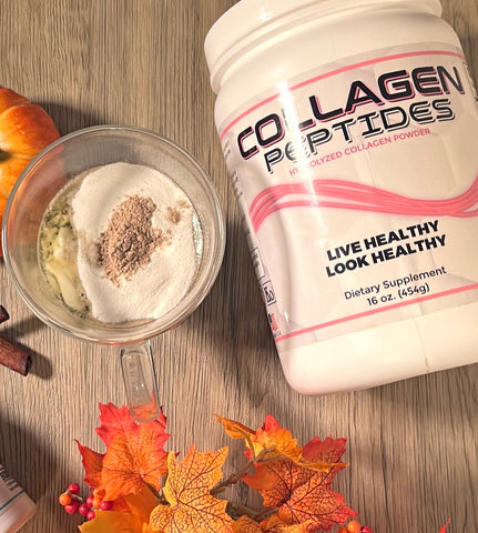 Pumpkin Spice Keto Coffee with Collagen Peptides and Probiotics