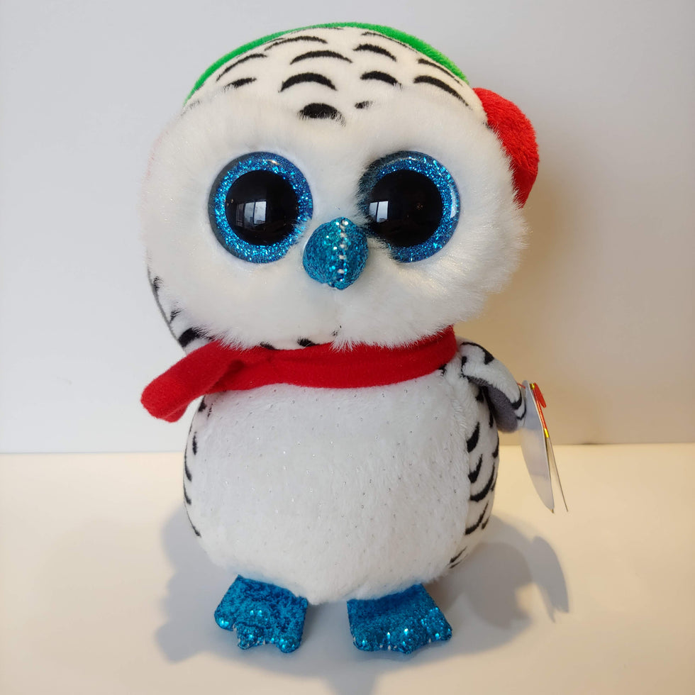 Nester the Winter Owl - Ty Beanie Boo Plush - Style 36221 - Regular 6 ...