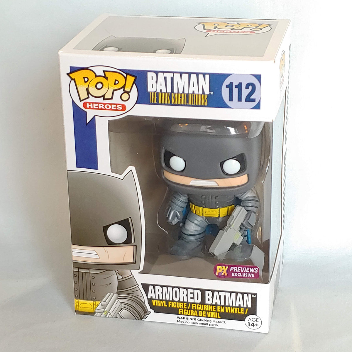 ARMORED BATMAN #112 - The Dark Knight Returns - FUNKO POP! HEROES - PX –  Goodfind Toys