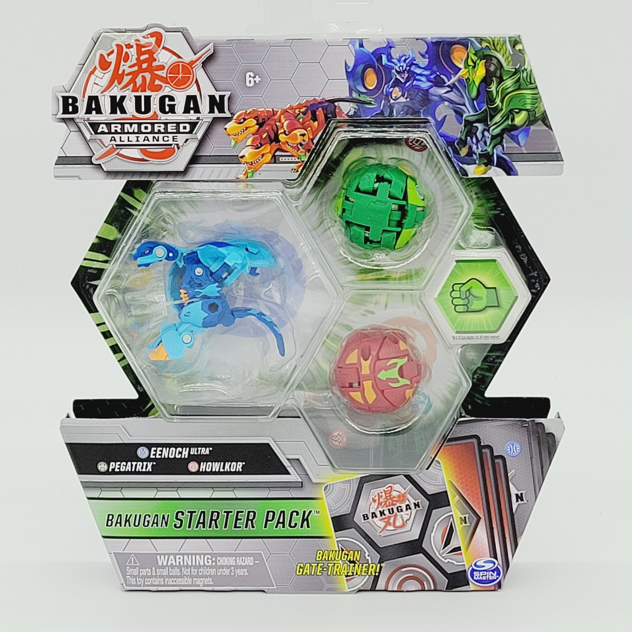 Bakugan Armored Alliance Starter 3 Pack Eenoch Pegatrix Howlkor Goodfind Toys