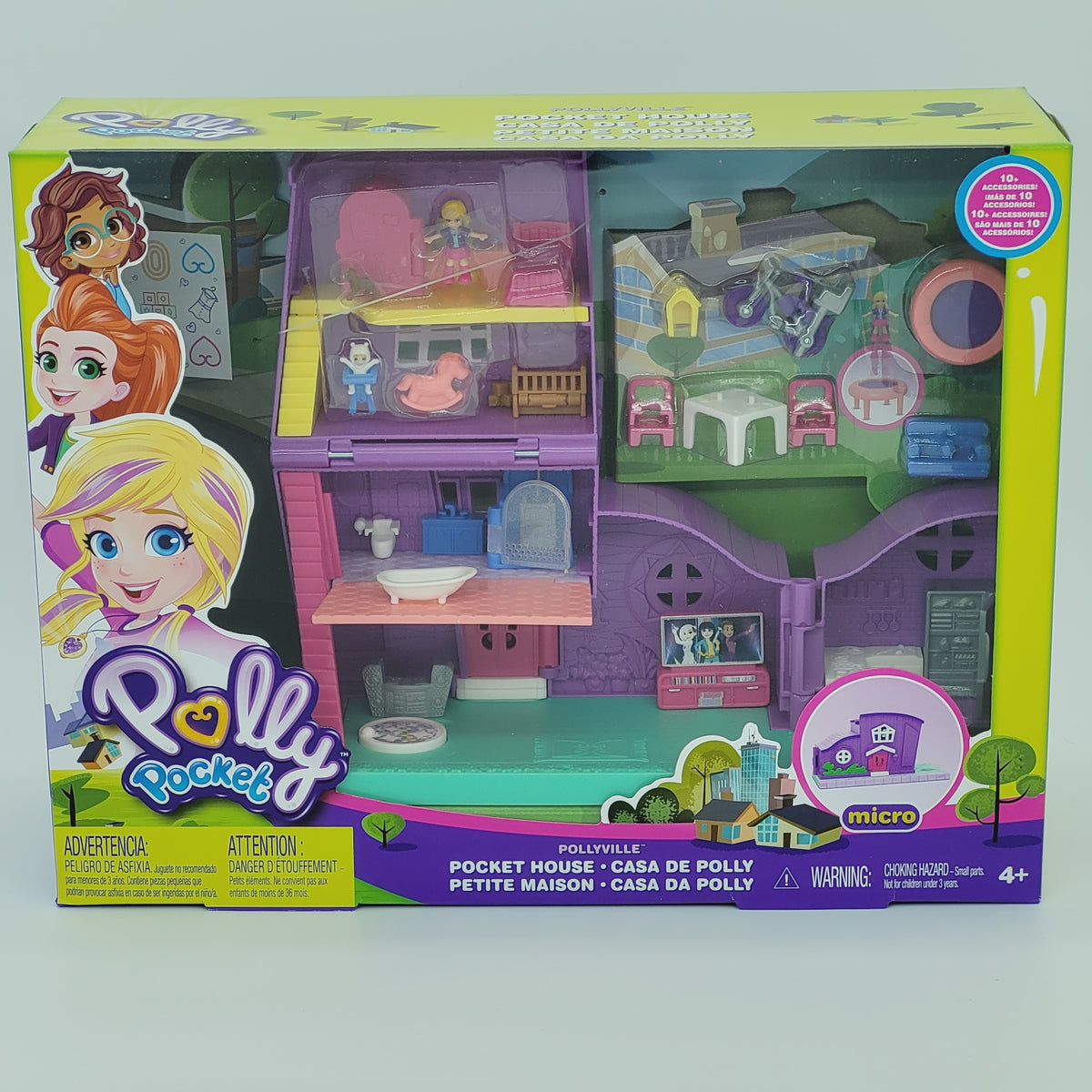 mattel polly pocket playsets vintage