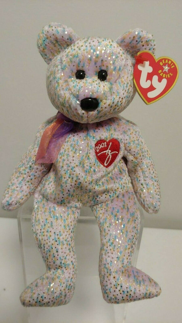 beanie baby 2001 signature bear