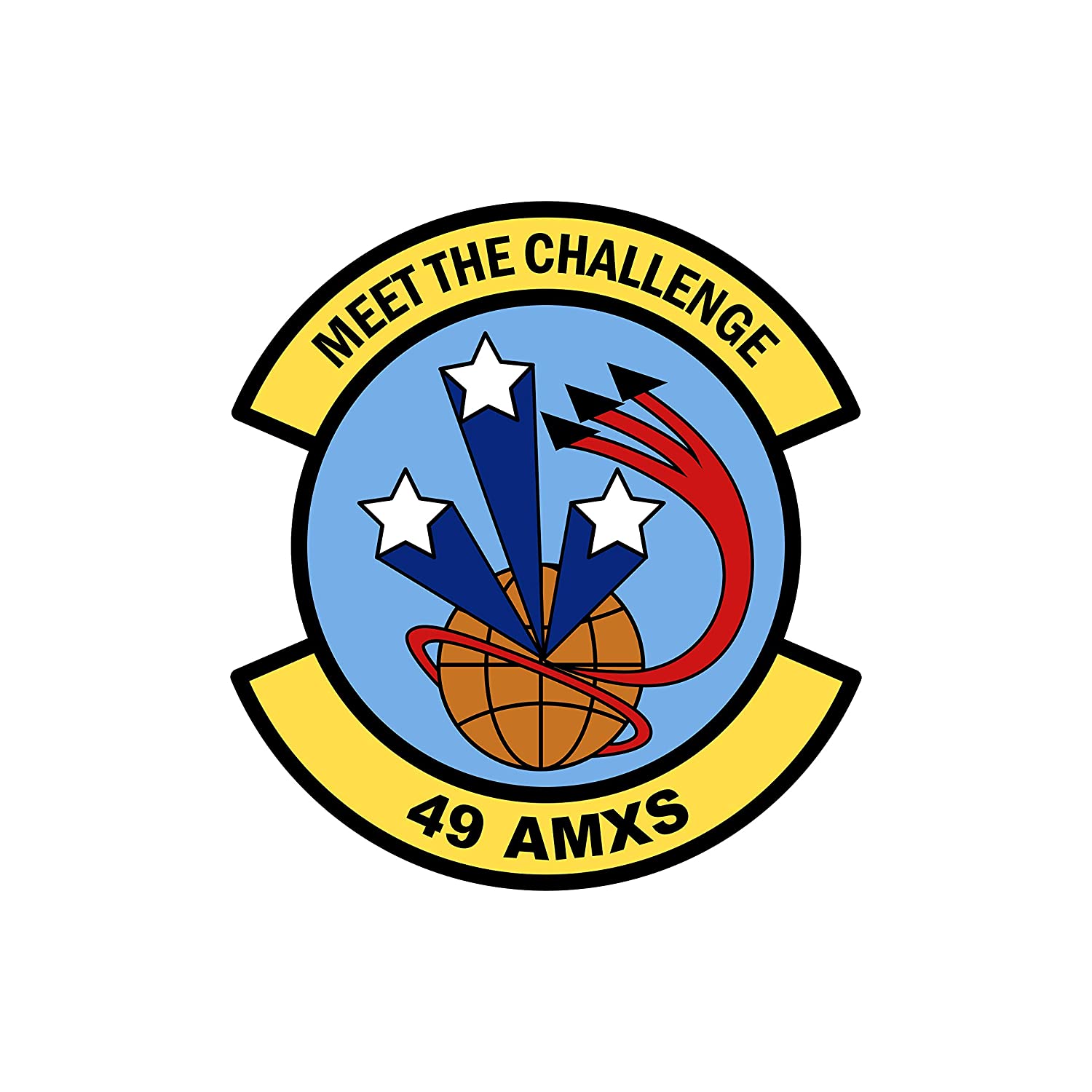 49th AMXS Squadron - Patch Vinyl Decal - Available in Multiple Sizes ...