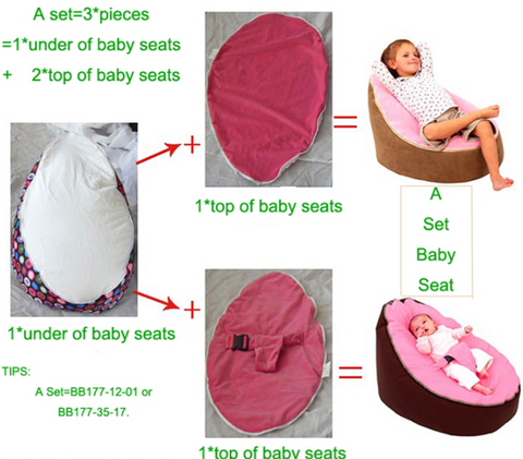 Portable Folding Child Seat - Without The Filler