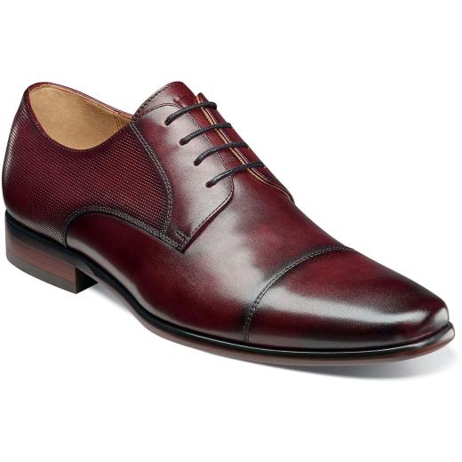 Florsheim Burgundy Cap Toe Oxford Shoe 