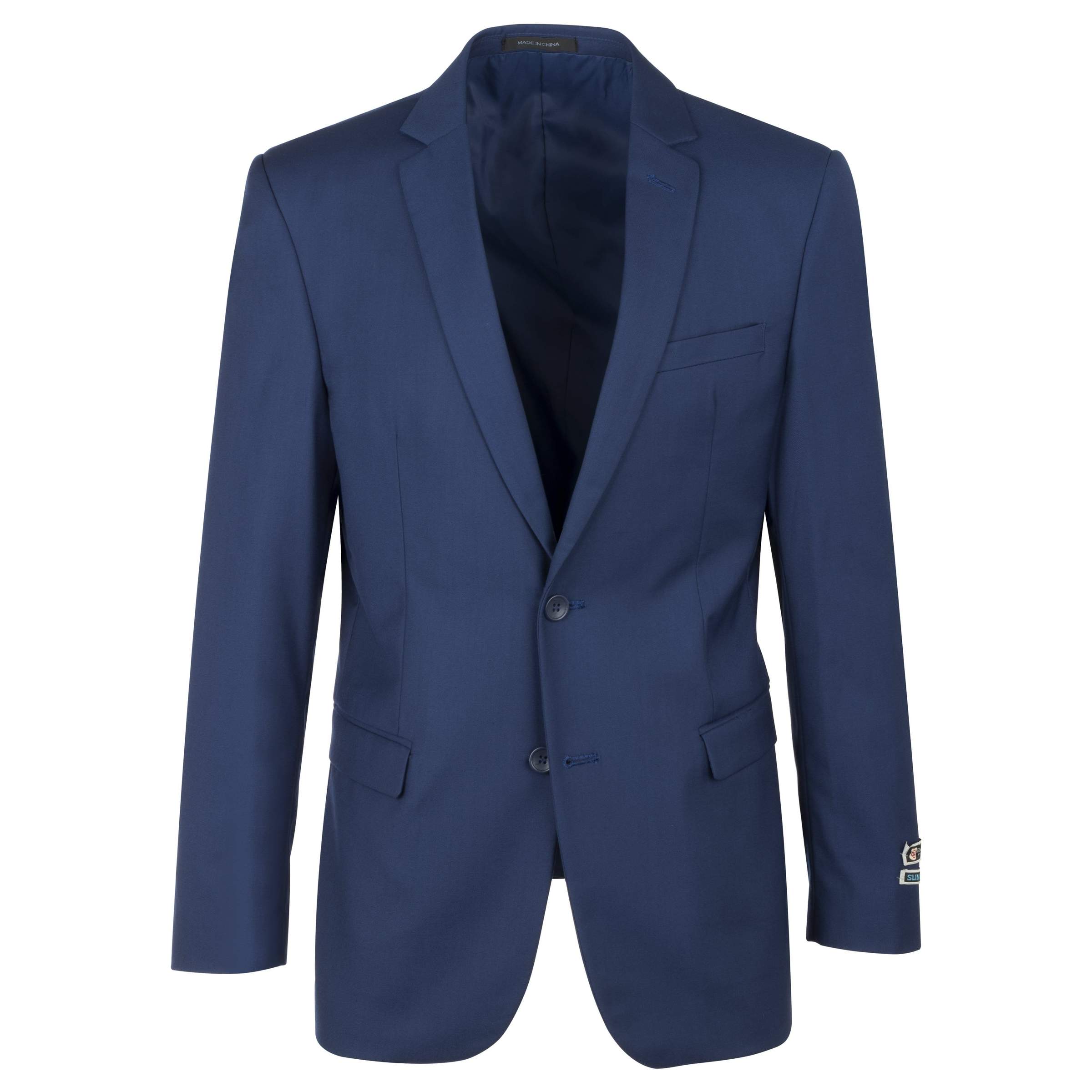 Men's Solid Blue Modern Fit Suit