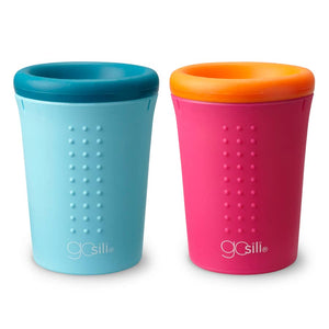 Go Sili 12 oz Silicone Straw Cup – Hazelnut Kids