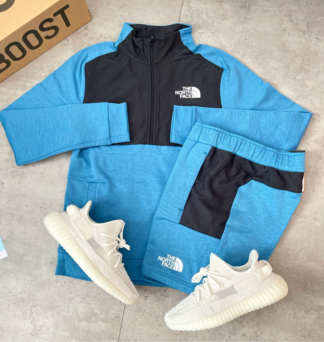 the north face short set