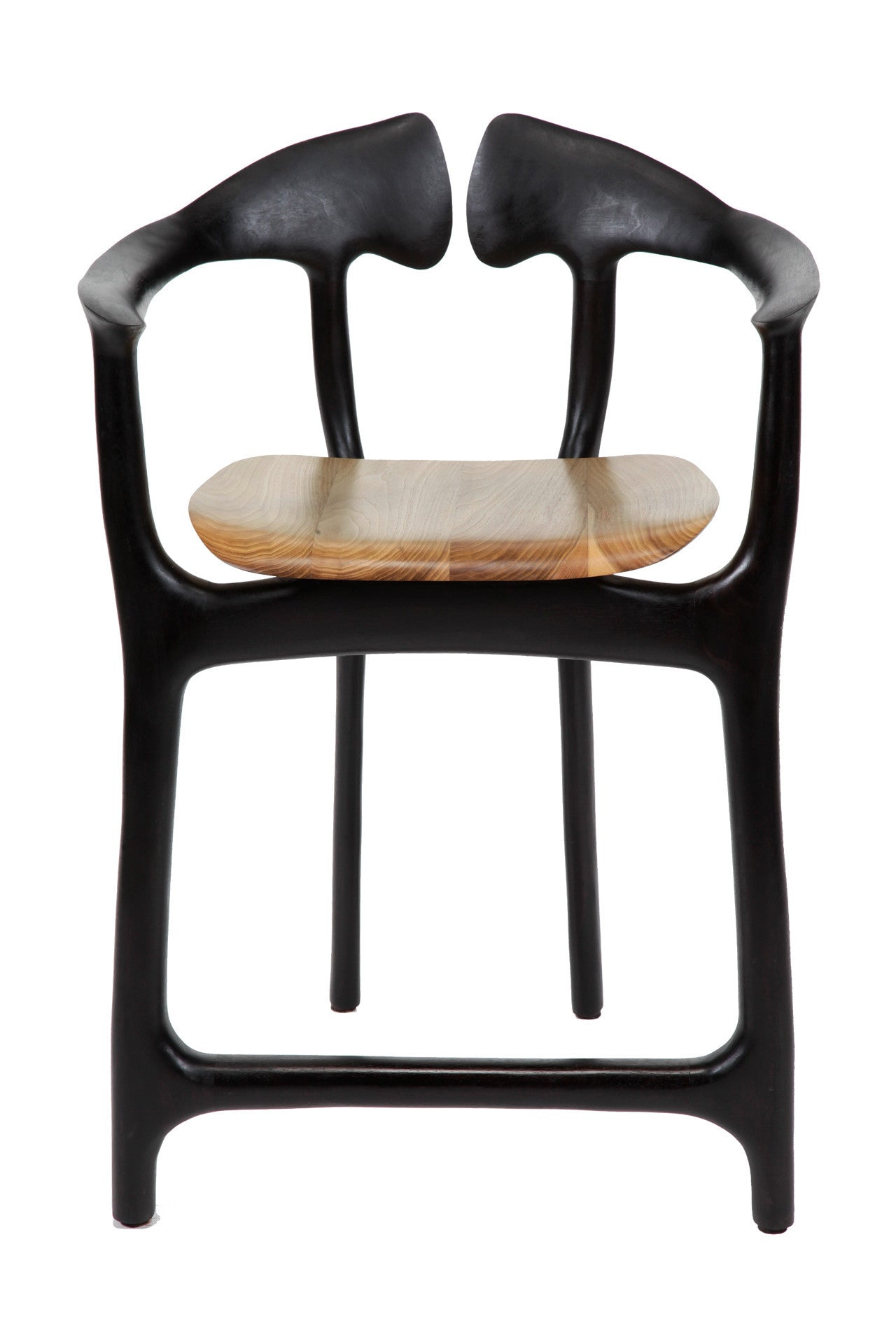 Swallowtail White Walnut Stool