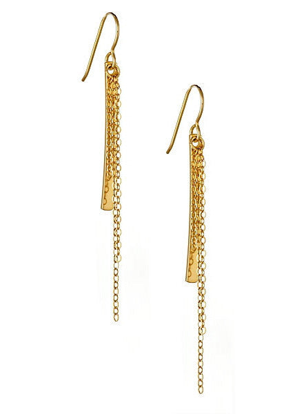 Cascade Earrings in Gold