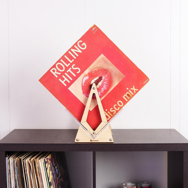 Record sleeve holder Now Playing of cardboard