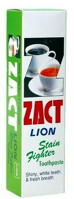 zact lion stain fighter toothpaste