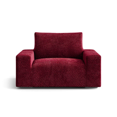 Velvet - Funda Sofa 3 cuerpos Bordeaux