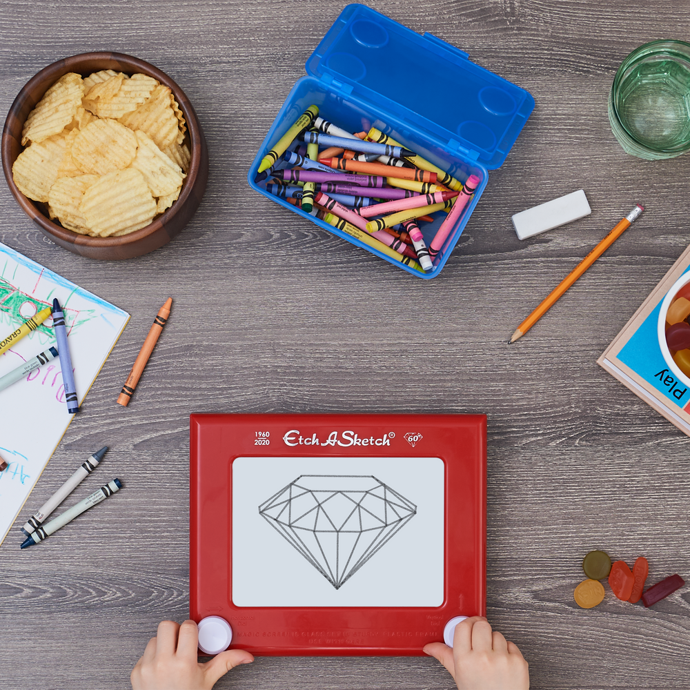 wooden etch a sketch