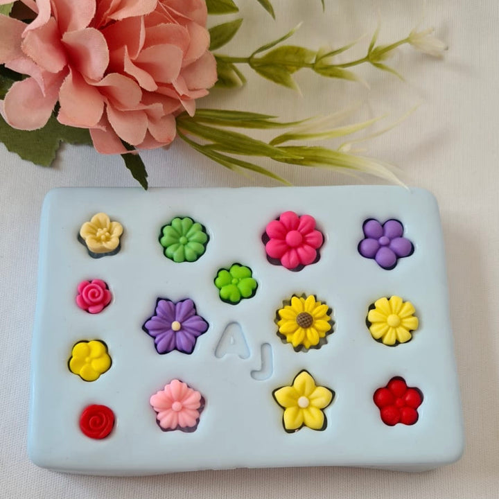 Mini Bows & Flowers Silicone Mold AJ #31 – FLOR NY ATELIER