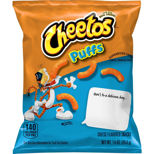 Cheetos Puffs Cheese Flavored Snacks 0.7 Oz - Feesers