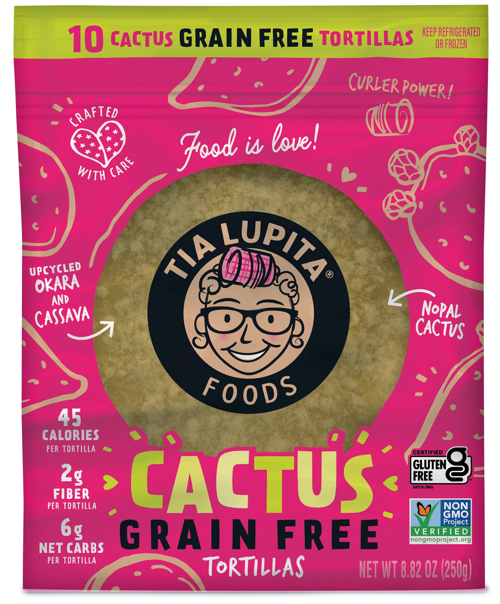 Tia Lupita featured by New Hope. Grain Free Cactus Tortillas