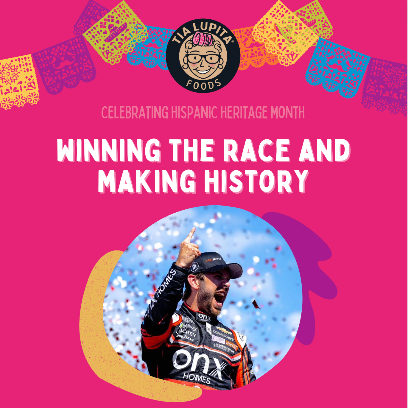 Celebrating Hispanic Heritage Month with The First Mexican-Born Driver to Win a NASCAR Cup Series