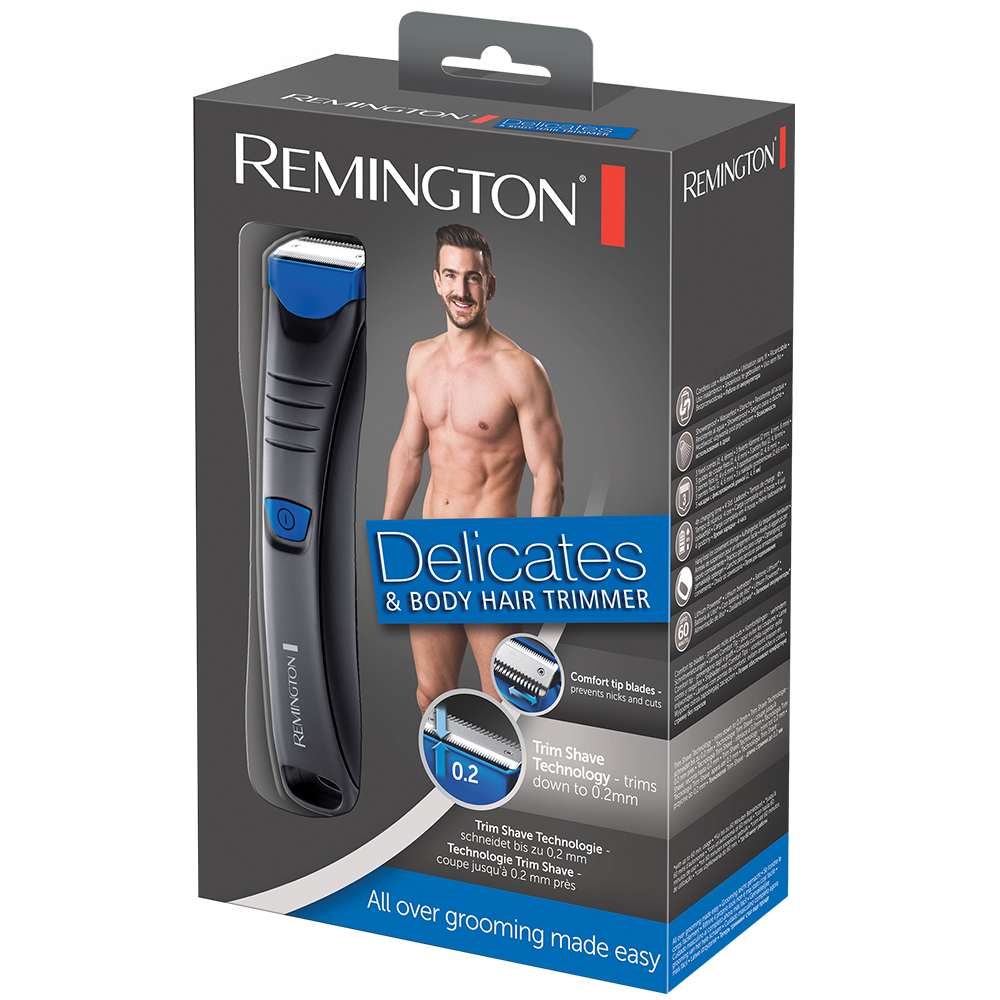 remington delicates & body hair trimmer bht250