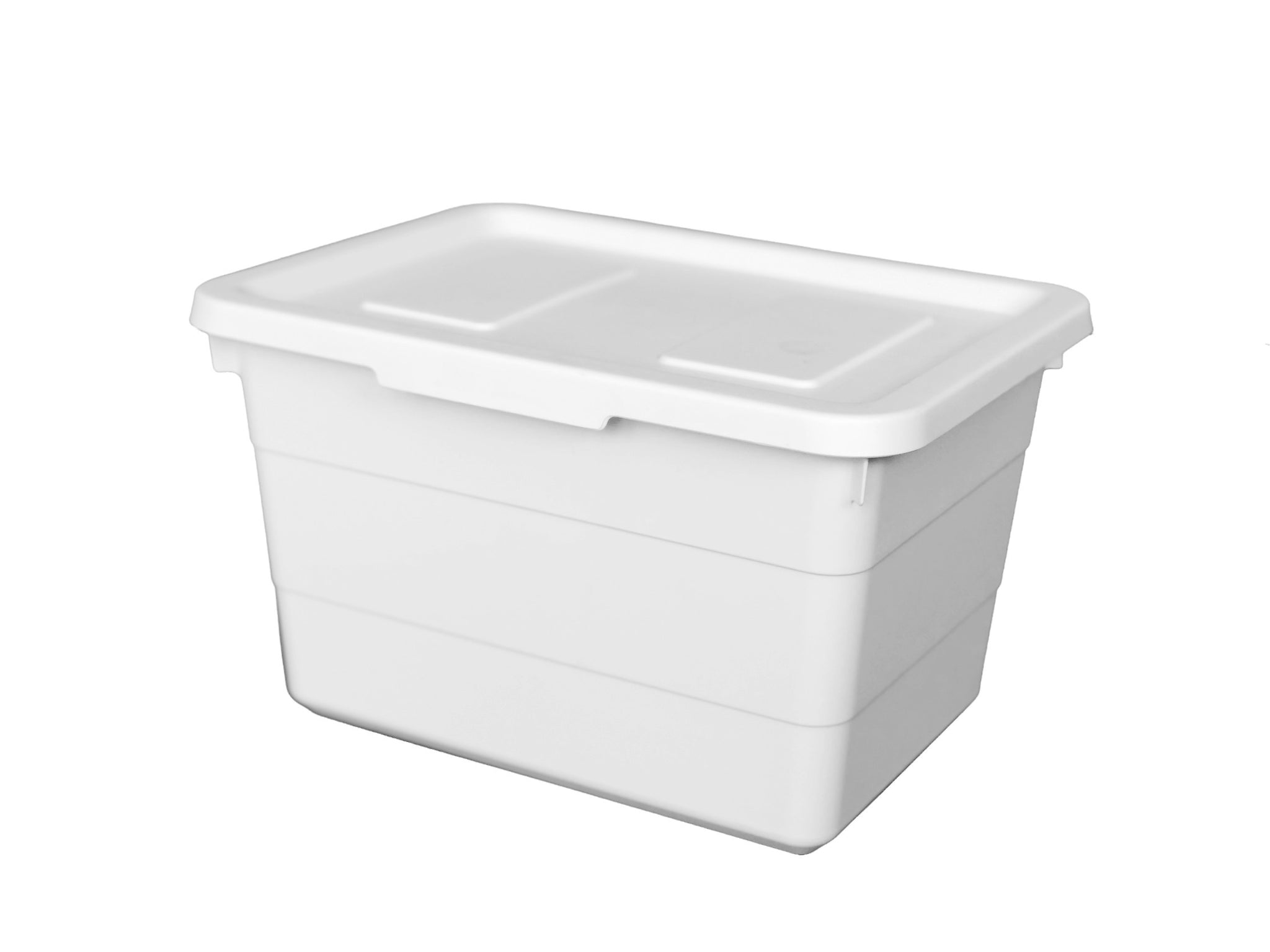 small white storage box