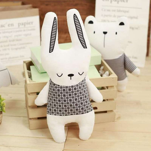 peluche lapin calin