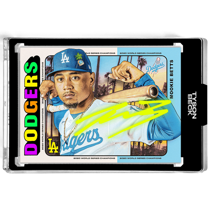 Roberto Clemente X Tyson Beck - P2020 - YELLOW ARTIST AUTO - LIMITED TO 21