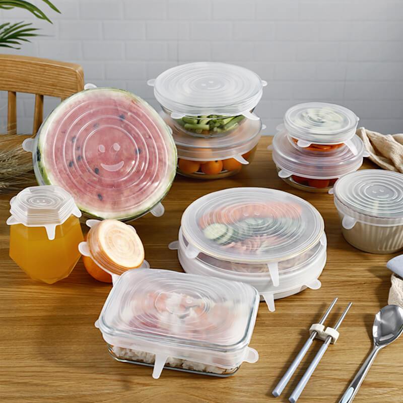 EcoInnova™ 6 Pack Stretch & Seal Silicone Lids - ECOINNOVA