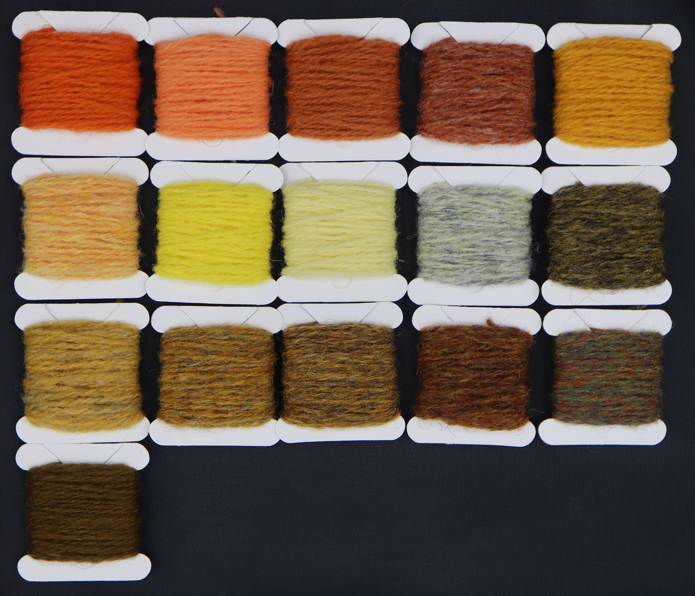 Fly Tying Yarn Color Guide –