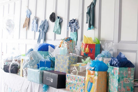 boy baby shower ideas gift table