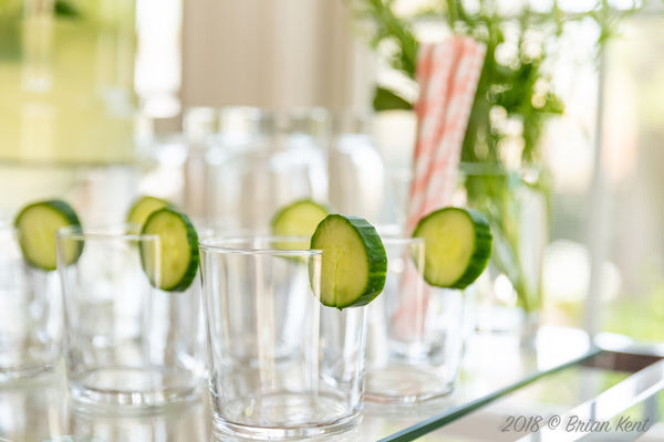 cucumber drinks for baby shower
