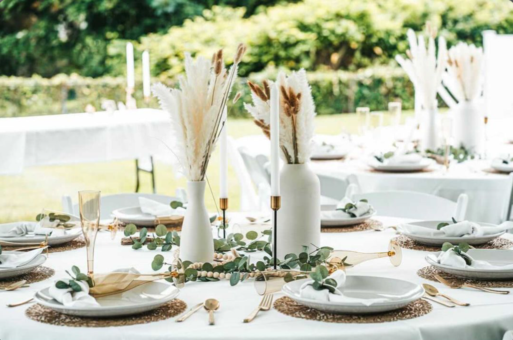 Modern Safari Baby Shower tablescape