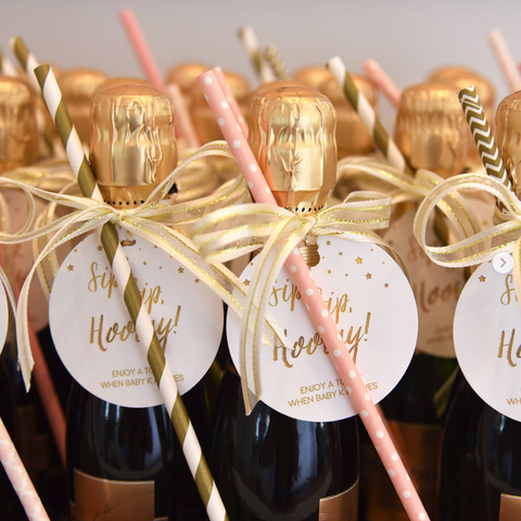 pop it when she pops champagne baby shower tags