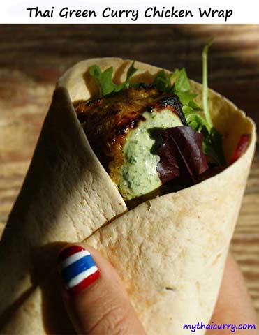 Thi green curry wrap thumb