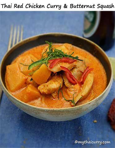 Thai Red Chicken Curry & Butternut Squash