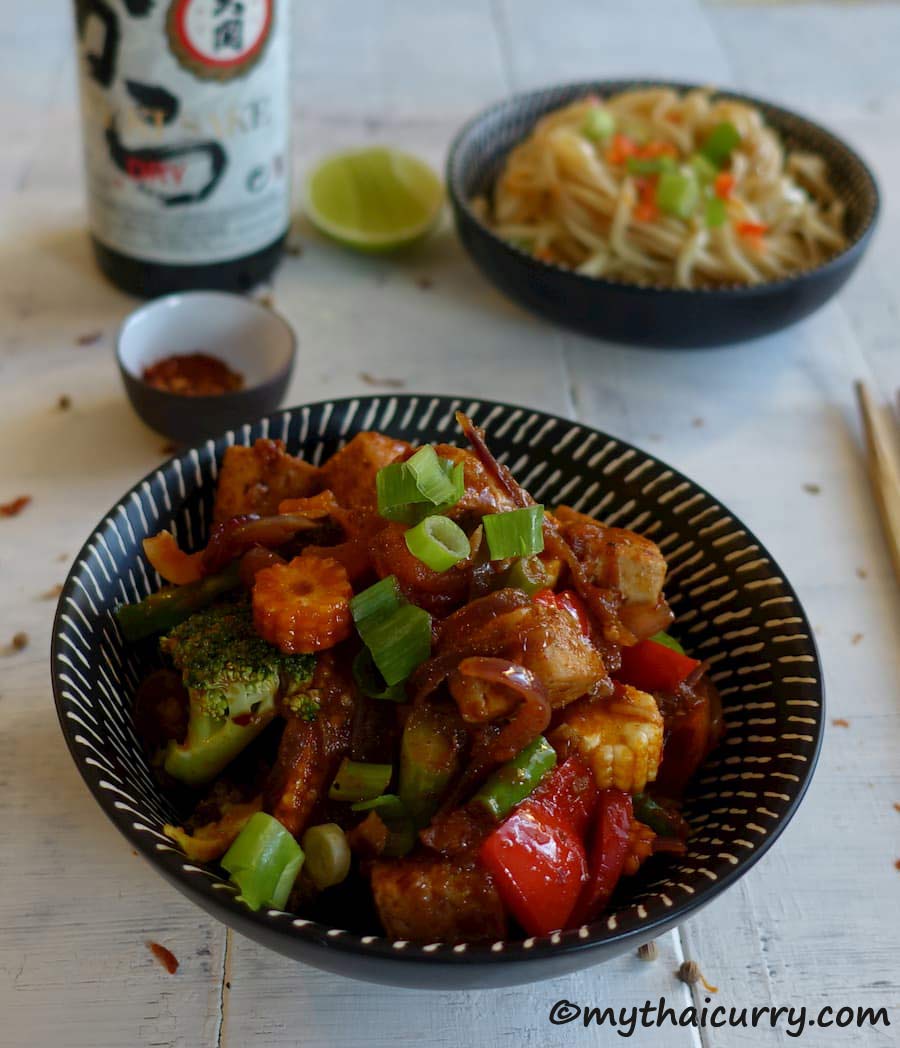 Thai tofu stir fry