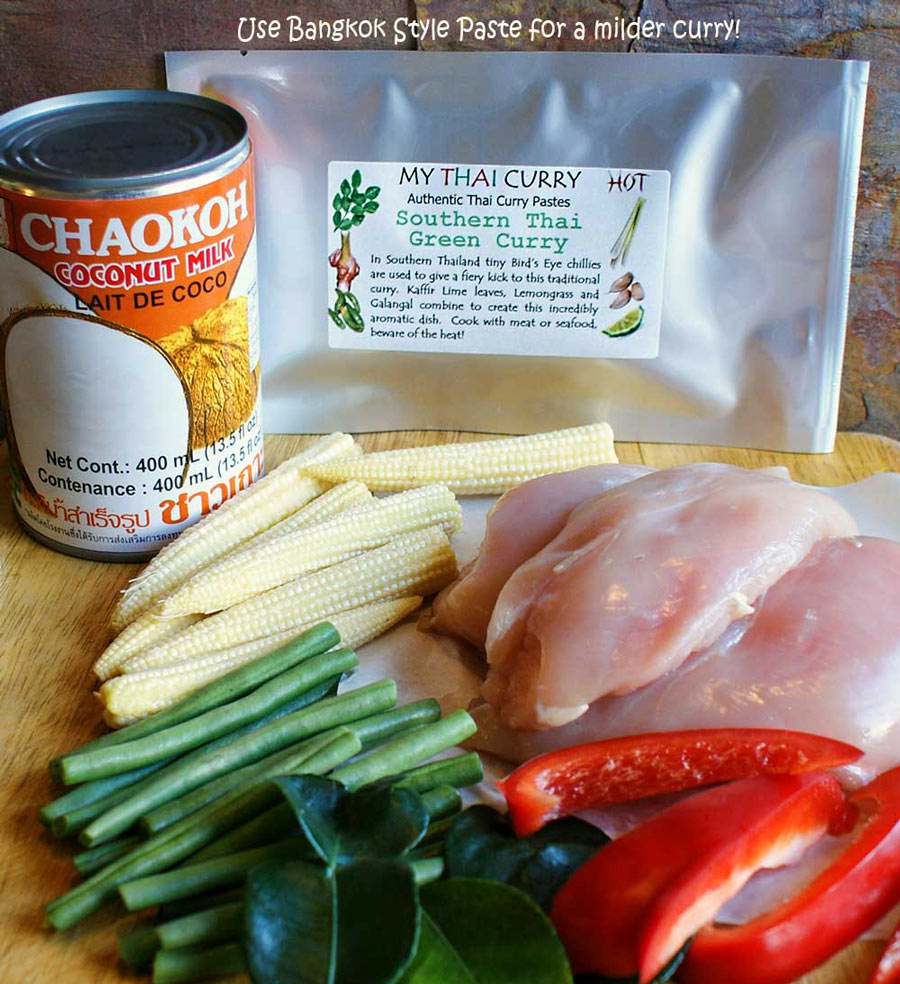 Ingredients Thai Green Chicken Curry