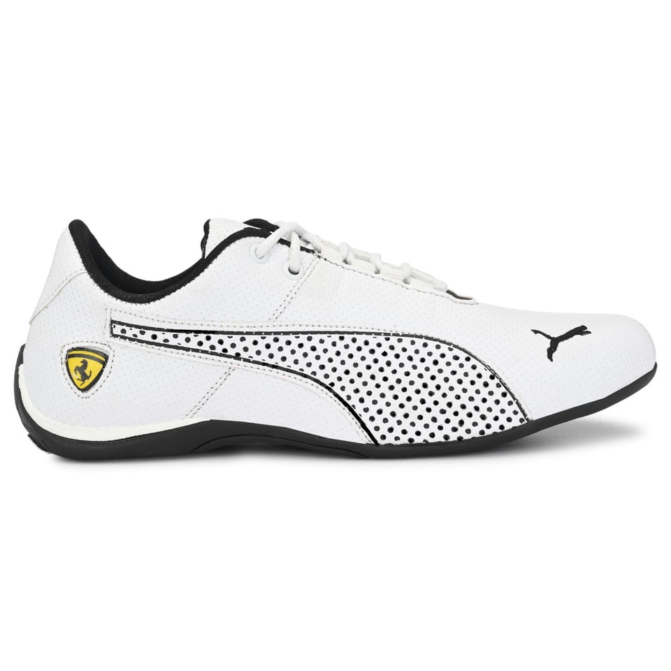 branded white sports shoes