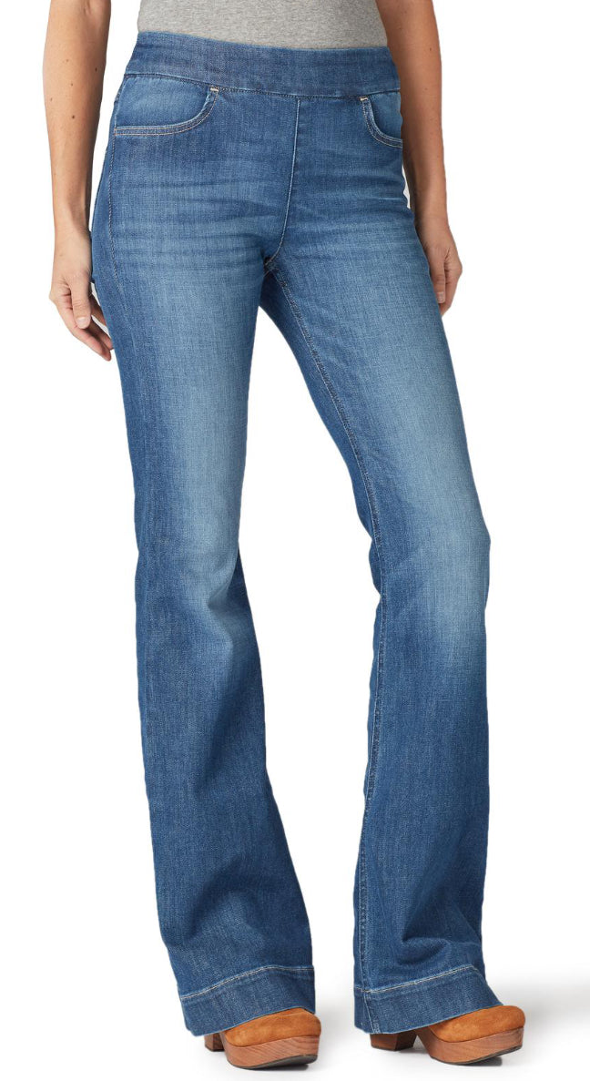 Wrangler® Retro® Pull-On Trouser Jean - High Rise – Double C Western Supply