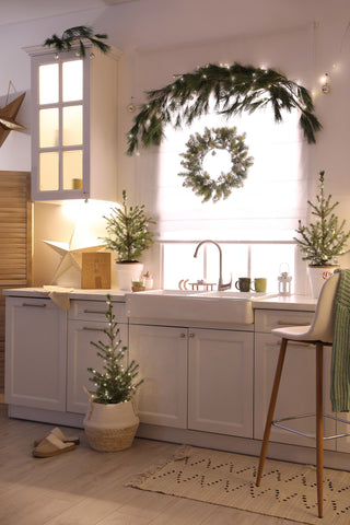 cosy kitchen in winter