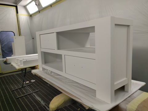 white tv cabinet