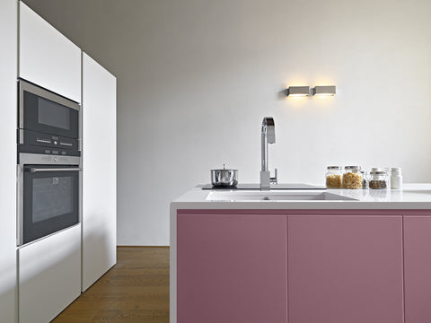 pink inspired modern kitchen