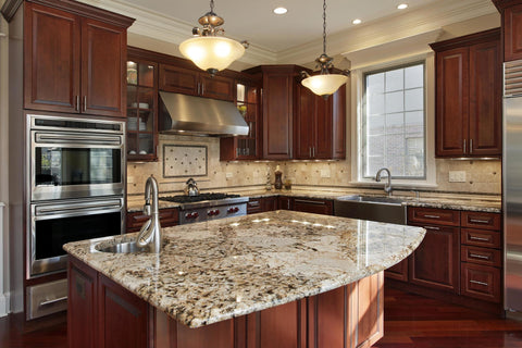 classic kitchen with granite worktop