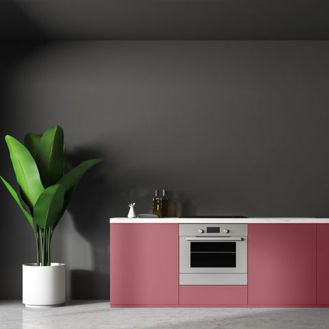 salsa red contemporary kitchen